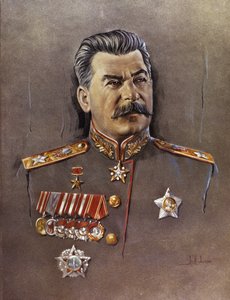ジョセフ・スターリンの肖像。